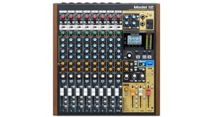 Model 12 Tascam - Table de mixage analogique 10 pistes avec enregistreur sur carte SD