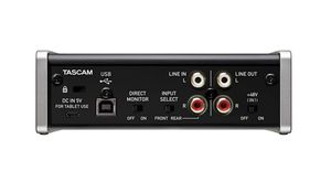 Carte son Tascam US-1x2 1 entrée micro 1 entrée line 1 sortie 96kHz 24 bits