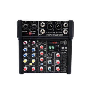 TM 22 BU-DSP definitive audio - Table de mixage 4 entrées Bluetooth + MP3 + Echo DSP