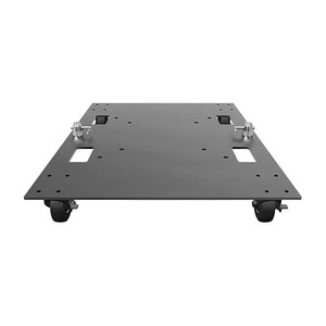 Embase acier pour U-Frame Duratruss avec perçage pour roulettes et structure carrée 290