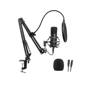 Power Vibe B1 Bundle XLR micro studio avec suspension anti pop bonnette et câble