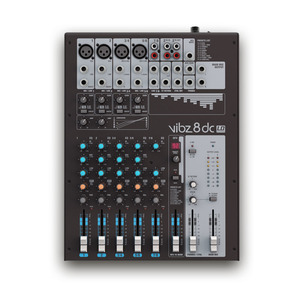 Table de mixage LD Systems VIBZ 8 canaux avec effets et compresseur intégrés