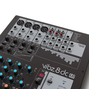 Table de mixage LD Systems VIBZ 8 canaux avec effets et compresseur intégrés