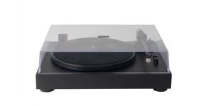 Platine vinyle bois avec vitesse variable et cellule Audio Technica