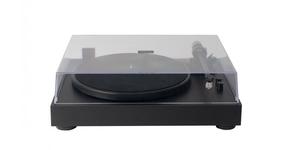 Platine vinyle bois avec vitesse variable et cellule audio technica