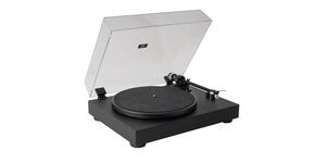 Platine vinyle bois avec vitesse variable et cellule audio technica