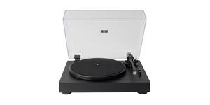 Platine vinyle bois avec vitesse variable et cellule audio technica