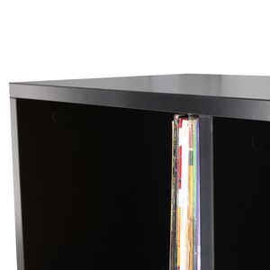 Meuble noir pour 240 vinyles Enova Hifi