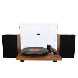 VISION2 SET WDL Enova Hifi -  Platine vinyle + enceintes Hifi USB bluetooth bois