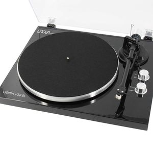 ENOVA Vision4 USB BL platine vinyle noire cellule audio technica et bluetooth