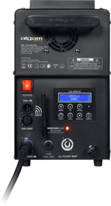 Vulkan-Pro Algam lighting, machine effet CO2 jet vertical ou horizontale DMX sans fil et télécommande