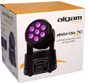 WASH 710 Algam Lighting mini lyre led 7X10W RGBW
