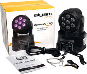 WASH 710 Algam Lighting mini lyre led 7X10W RGBW