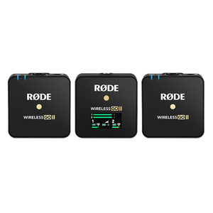 Wireless GO II Rode un récepteur + 2 émetteurs micro omni 2.4Ghz