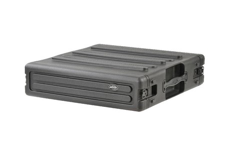 Image principale du produit SKB-R2U rack court ABS double capots profondeur 44cm 2U