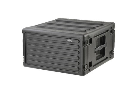 Image principale du produit SKB-R6U rack court ABS double capots profondeur 44cm 6U