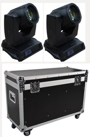 Image principale du produit Lot de 2 Lyres Beam 200 Acilite 5R avec Flightcase