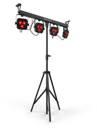 Image principale du produit 4BAR LTBT ILS ChauvetDJ - Set de 4 projecteur led sur pied bluetooth et ILS