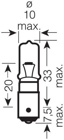 Image secondaire du produit Ampoule Osram 64138 24V 21W BAy9s