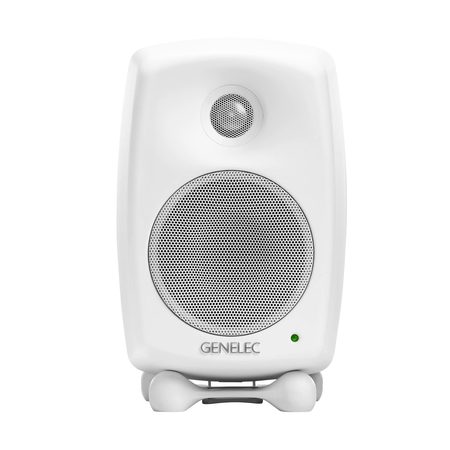 Image principale du produit 8020DWM Genelec enceinte de monitoring 2 voies 4 pouces 2x 50w RMS de couleur blanche