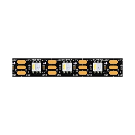 Image principale du produit 8PXA60-RGBW-12V-B Enttec - ruban de led pixel individel RGBW noir, 12V