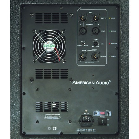 Image secondaire du produit Caisson de basse amplifié 800W RMS American Audio PXW 18P