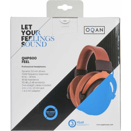 Image nº5 du produit QHP800 FEEL OQAN - Casque fermé confort 53 mm 60ohms et 2 câbles