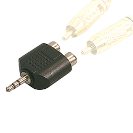 Adaptateur Jack 3.5 mono mâle vers Rca femelle