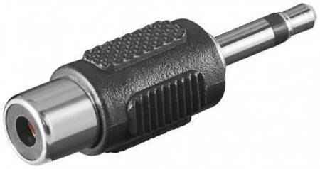 Adaptateur Jack femelle 3.5mm mono / RCA mâle