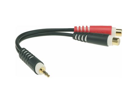 Image principale du produit Klotz AYS-4 Adaptateur mini jack TRS vers 2 RCA femelle