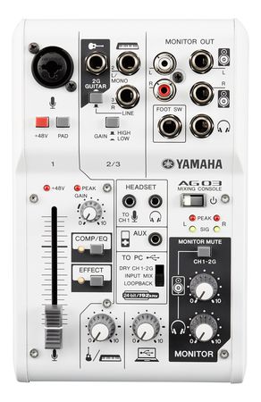 Image nº3 du produit AG03 yamaha Mixage 3 entrées avec interface USB