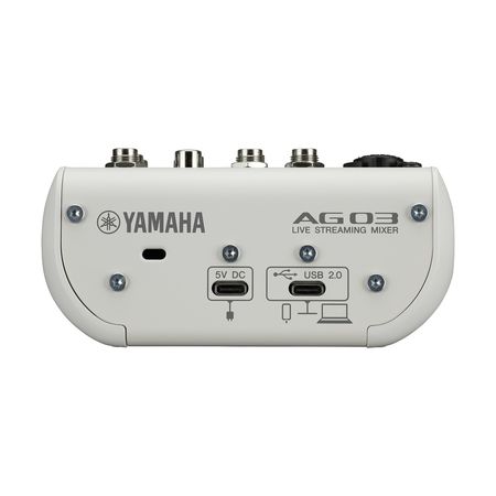 Image nº3 du produit AG03 MK2 blanche Yamaha - Console USB de streaming 3 canaux