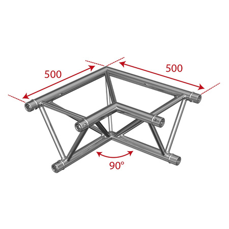 Image nº3 du produit AG029-021 ConteStage - Angle 290 2 directions à plat triangle 290