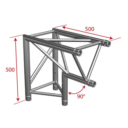 Image nº3 du produit AG29-025 ConteStage - Angle 290 2 directions pointe intérieure triangle 290