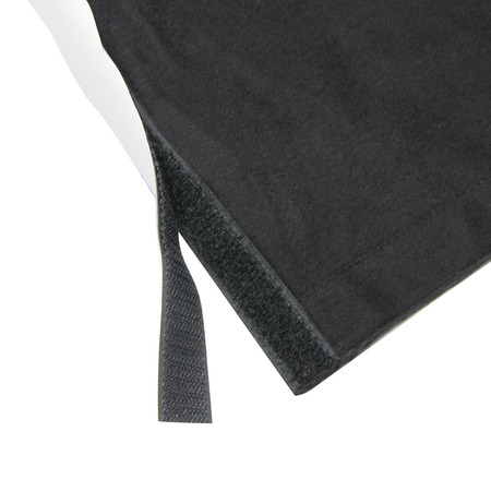 Image secondaire du produit Jupe de scène Molleton noir B1 avec Velcro longueur 2m hauteur 40cm