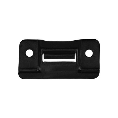 Image principale du produit Adam Hall Hardware 1632 KEEP BLK - Plaque de maintien pour 17343 BLK, acier, galvanisé noir