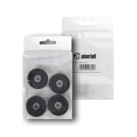 Image secondaire du produit Adam Hall Hardware 4906 M4 AH - Lot de 4 pied caoutchouc 38 x 10 mm
