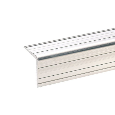 Image principale du produit Adam Hall Hardware 6110 - Profilé Cornière aluminium 33 x 33 mm avec Rainure pour Têtes de Rivets, prix au mètre
