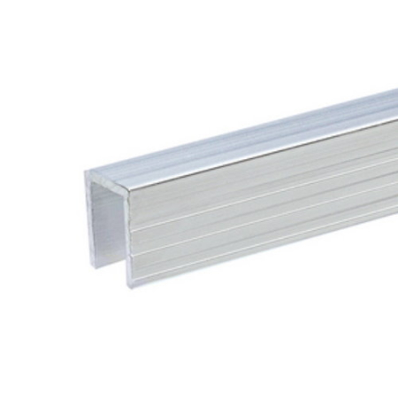 Image principale du produit Adam Hall Hardware 6240 - Profilé aluminium de Recouvrement pour Parois Séparatrices pour matériau 9,5 mm, prix au mètre