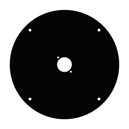Image principale du produit Plaque avant pour enrouleur de câble 70225 avec 1 perçage au format type D