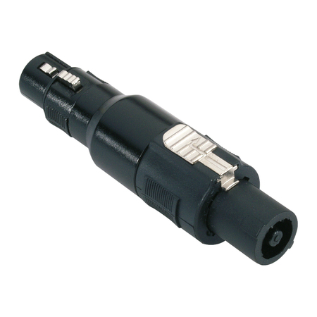 Image principale du produit Adaptateur Connecteur Enceinte standard 4 Points vers XLR femelle