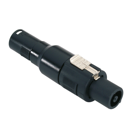 Image principale du produit Adaptateur Connecteur Enceinte standard 4 Points vers XLR mâle