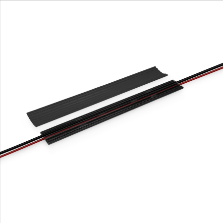 Image nº4 du produit Defender OFFICE RETAIL - Passage de câbles 4 canaux noir pour bureau hauteur 2 cm