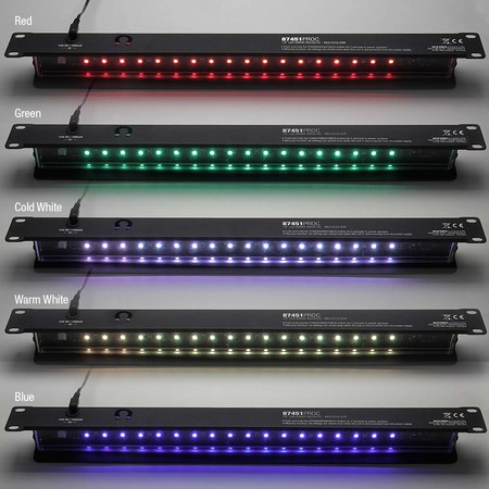 Image nº6 du produit Éclairage de Rack 19 à LED multicolores 1 U Adam Hall