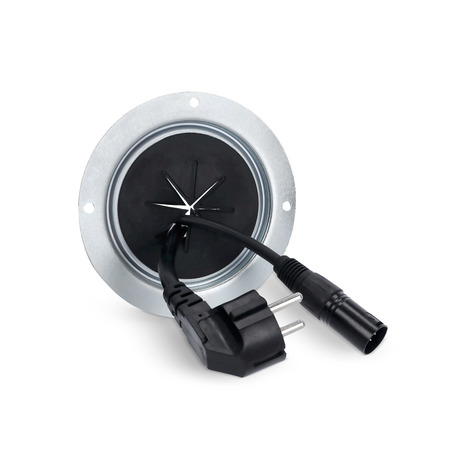 Image nº5 du produit Adam Hall Hardware 87973 - Sortie de câble ronde dans coque encastrable