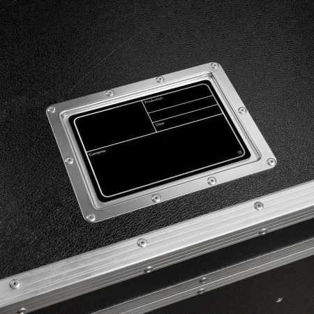 Image secondaire du produit Adam Hall Hardware 88001 MBLK - Plaque signalétique plastique, magnétique 177 x127 mm, noir