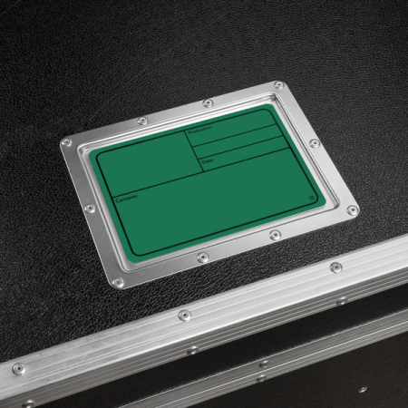 Image secondaire du produit Adam Hall Hardware 88001 M GREEN - Plaque signalétique plastique, magnétique 177 x127 mm, vert