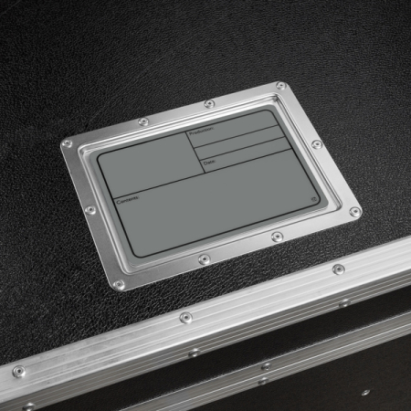 Image secondaire du produit Adam Hall Hardware 88001 M GREY - Plaque signalétique plastique, magnétique 177 x127 mm, grise