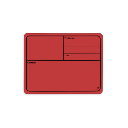 Image principale du produit Adam Hall Hardware 88001 M RED - Plaque signalétique plastique, magnétique 177 x127 mm, rouge