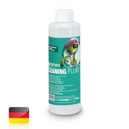 Image principale du produit Cameo CLEANING FLUID 0,25L - Liquide spécial de nettoyage de machines à fumée 250 ml